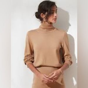 Banana republic factory Puff Sleeve turtleneck sweater XS